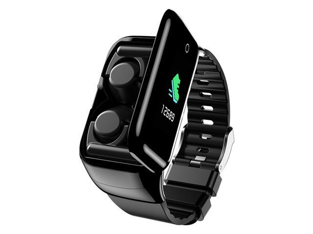 2-In-1 Smart Watch TWS Earbuds Fitness Tracker True Wireless Bluetooth 50 Headphones Pedometer Calorie Counter Activity Tracker Smart Bracelet