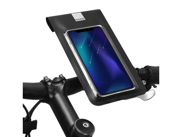 Touch screen Bike Phone Bag Waterproof Phone Holder Ultralight Cycling Tube Front Frame Bag Bicycle Bag Cellphone Pouch Fitness Equipment Bicycle