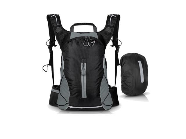 16 L Outdoor Cycling Backpack with Rain Cover Waterproof Mountaineering Riding Bag Large Capacity Women Men Breathable Jogging Sport Backpack For