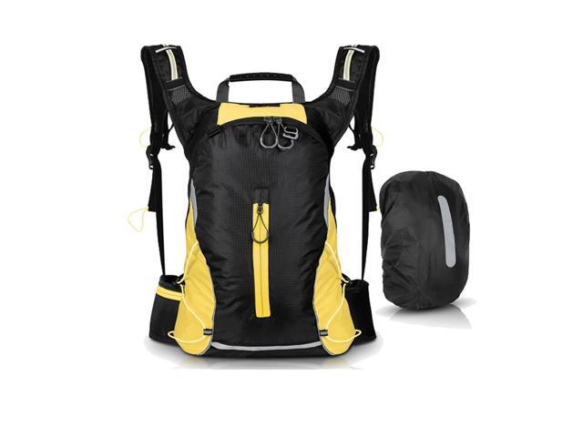 16 L Outdoor Cycling Backpack with Rain Cover Waterproof Mountaineering Riding Bag Large Capacity Women Men Breathable Jogging Sport Backpack For