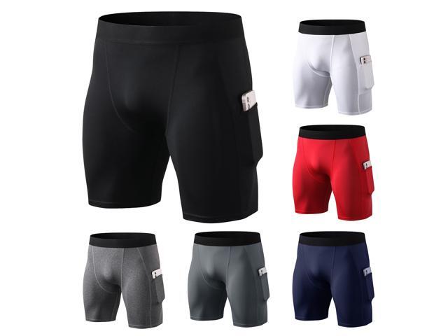 Men Compression Shorts Fitness Cycling Quick Drying Gym Workout Running Sports Underwear