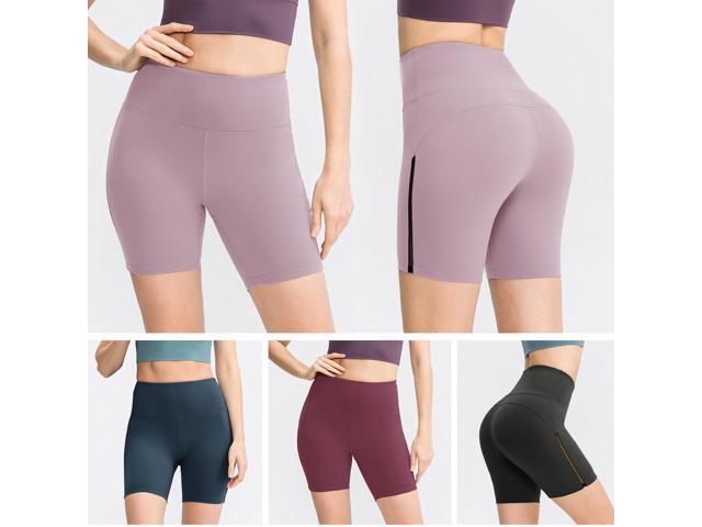Women Yoga Shorts High Waist Seamless Compression Tights Fitness Workout Running Leggings