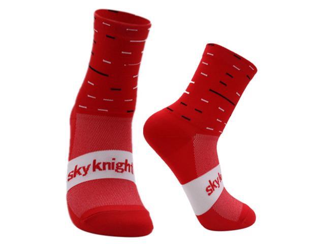Cycling Socks Moisture-wicking Bike Socks Men Women Sports Running Gym Training Socks Size 7-12