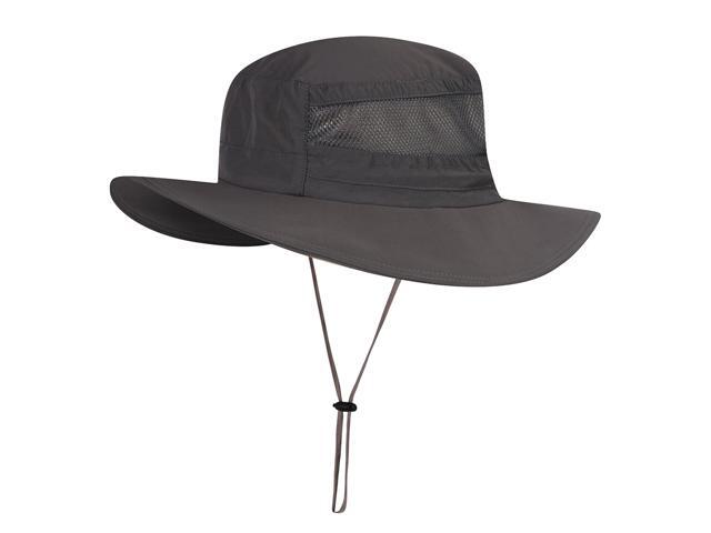 Men Women Fishing Hat Quick Dry Breathable Mesh Fishing Cap Outdoor UV Protection Beach Hat Sun Hat