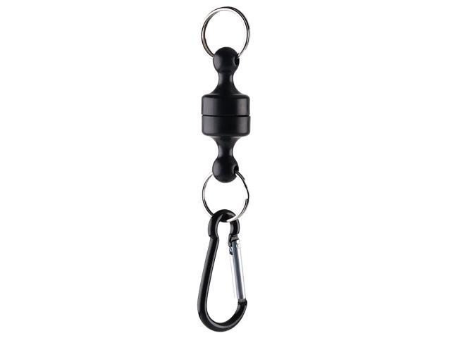 Fishing Magnetic Tool Release Holder Fly Fishing Retractor Net Release Clip with Keychain Carabiner