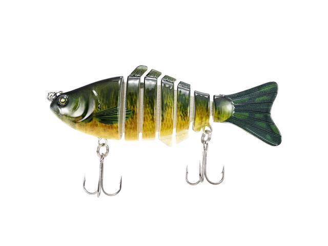 Multi Jointed Fishing Lure Lifelike 7 Segments Hard Crankbait Fishing Lure Swimbait Fish Hook Fishing Tackle