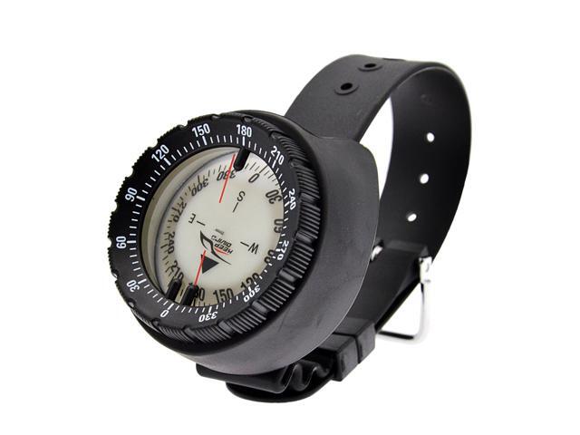 Underwater Compass Luminous Compass Wrist Diving Compass High Precision Professional Compass for Diving Hiking Cycling Camping