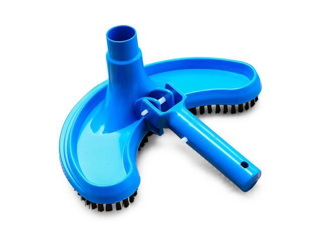 Half Moon Pool Vacuum Head Flexible Swimming Pool Vacuum Head for Concrete or Plaster Pool Cleaning