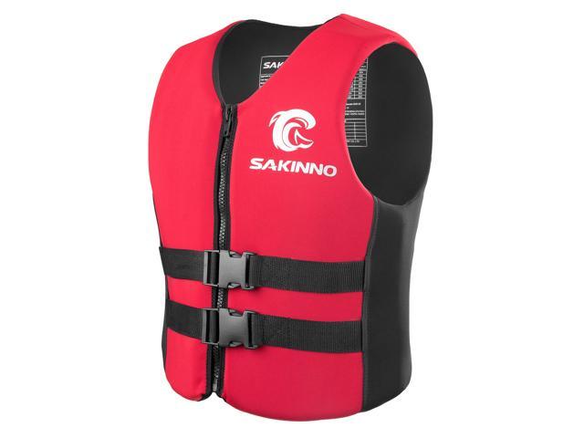 Water Sports Life Jacket Buoyancy Life Saving Vest for Kids/Adults Fishing Boating Kayaking Surfing Swimming