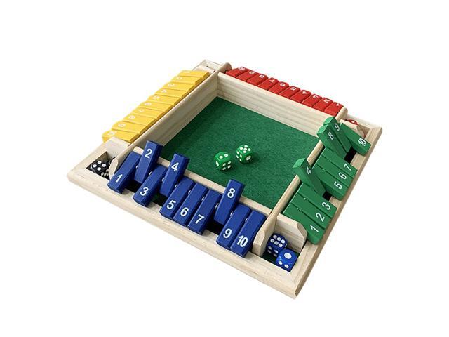 Four Side Flop Game Number Game Toys Parent-child Board Game Bar Party Leisure Game Math Toys Four-person Digital Game Toys