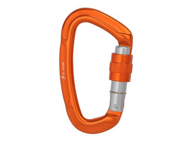 25KN D-Shaped Carabiner Lock Heavy Duty Aluminum Alloy Carabiner Buckle Survival Equipment