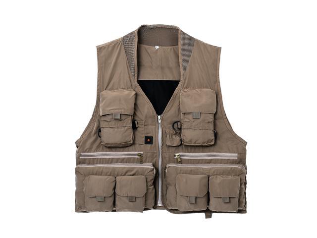 Quick Dry Fly Fishing Vest Breathable Fishing Jacket with Mesh Lining for Angler