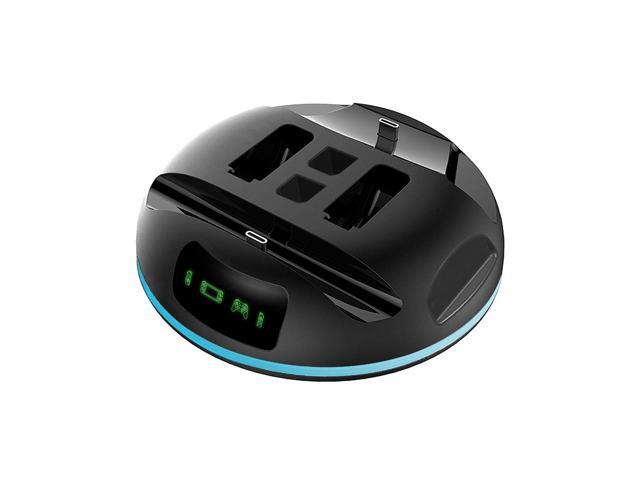 4-in-1 Charger Station with LED Indicator/Type-C Interfaces Compatible with N-Switch Lite(Fast Charge)/ Joy-Con/Pro Controller