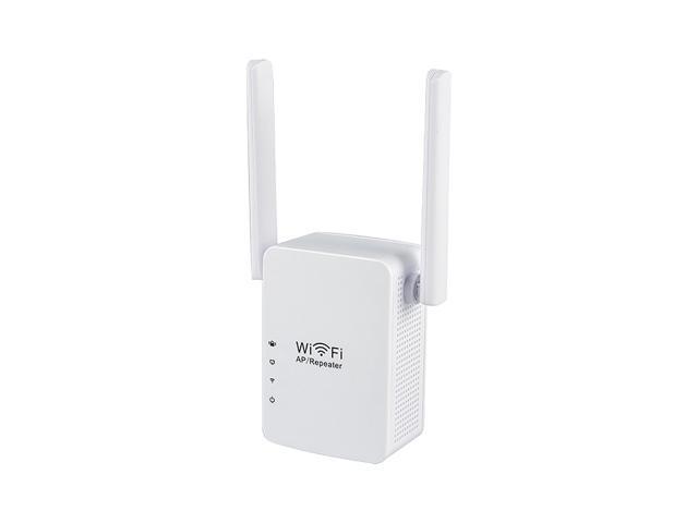 WiFi Repeater/AP Wireless Range Extender Access Point Signal Amplifier 300Mbps with Dual Antennas for Home Office US Plug