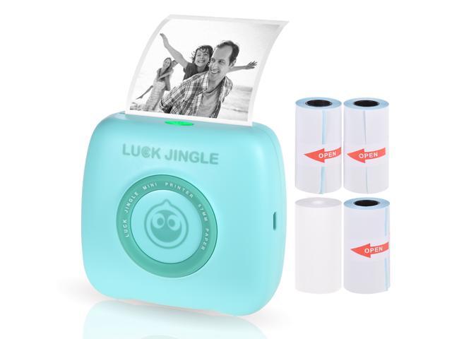 Pocket Printer BT Wireless Photo Printer Portable Thermal Printer 203dpi for Photo Picture Receipt Memo Note Sticker Label List Support 10