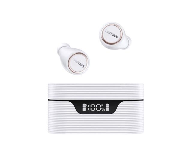Lenovo LP12 TWS Wireless Headphones BT 50 Wireless In-ear Sports Earbuds with MIC & DSP Noise Reduction LED Power Display White