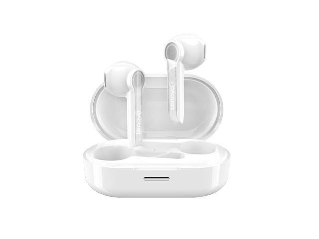 Lenovo HT08 TWS Headphone True Wireless BT50 Earbuds Semi-in-ear Sports Earbuds with Touch Control Long Endurance Time White