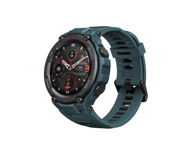 Amazfit T-Rex Pro Smartwatch Fitness Watch with Built-in GPS Military Standard Certified 18 Day Battery Life SpO2 Heart Rate Monitor 100+
