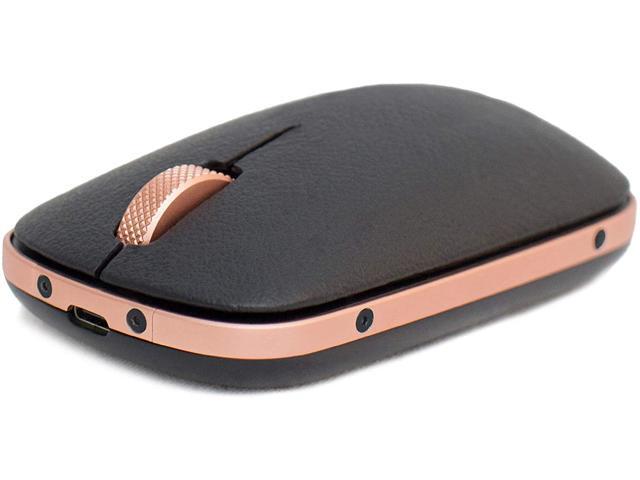 AZIO Retro Classic Bluetooth Mouse - Genuine Leather Topped with Pixart Precision Tracker Colour Artisan (RM-RCM-L-03)