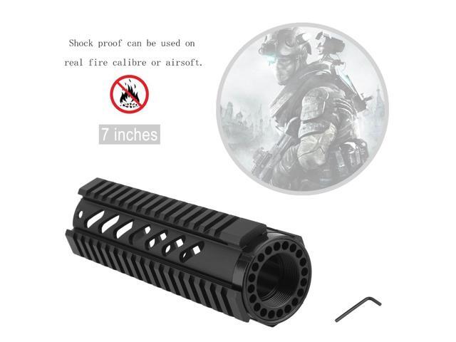 Free Float Quad Rail For Picatinny Waist Hole Handguard Aircraft Aluminum Hand Guard Hunting Gun Accessories