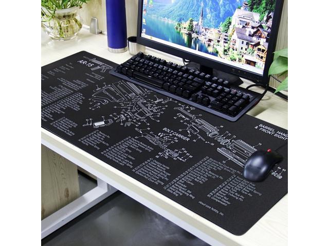 90*30CM Large Size Rubber Armorers Gun Cleaning Bench Mat Foldable Portable Full AR-15 Schematic Mat Accessories