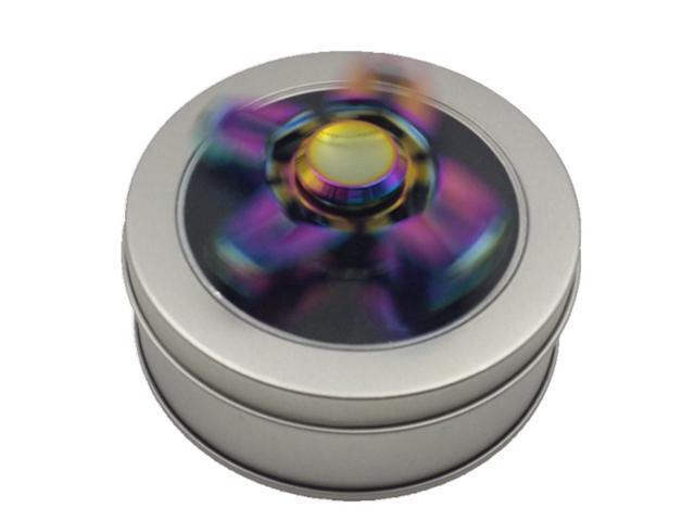 Colorful Hand Spinner Quad Corner Metal Spinners Portable Finger Toy For Autism Anti Stress Anxiety Focus Toys Kids Gift