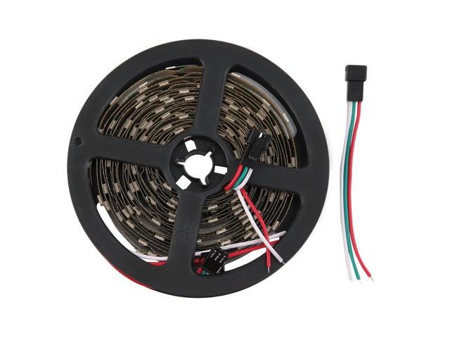 5M 150Led Ws2812B 5050Smd Strip Light 5V Individual Addressable Strip Light black Non-waterproof