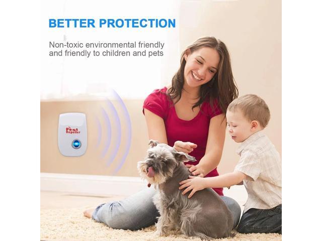 Ultrasonic Anti Mosquito Pest Repellent Electronic Insect Repeller Cockroach Rat Mouse Pest Reject Repellent US white