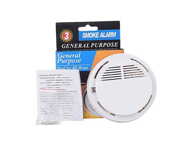 Acj168 Independent Smoke Alarm Smoke Alarm Independent Smoke Detector Wireless Home Fire Sound And Light Sensor Sensor white