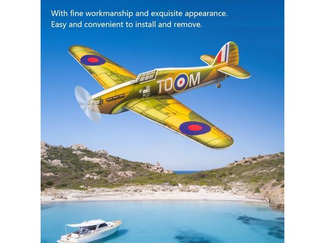 Foam PP Magic Board Micro Indoor Airplane 420mm Hurricane Lightest Plane KIT RC Airplane Children Toys Gifts Micro 420mm PP material War Pl