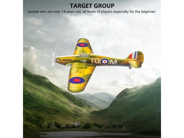 Foam PP Magic Board Micro Indoor Airplane 420mm Hurricane Lightest Plane KIT RC Airplane Children Toys Gifts Micro 420mm PP material War Pl