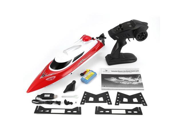 Remote Control Boat - HJ806 47cm 24G RC 30km/h High Speed Racing Flipped Boat Water Cooling System Flipped Omni-directional Voltage