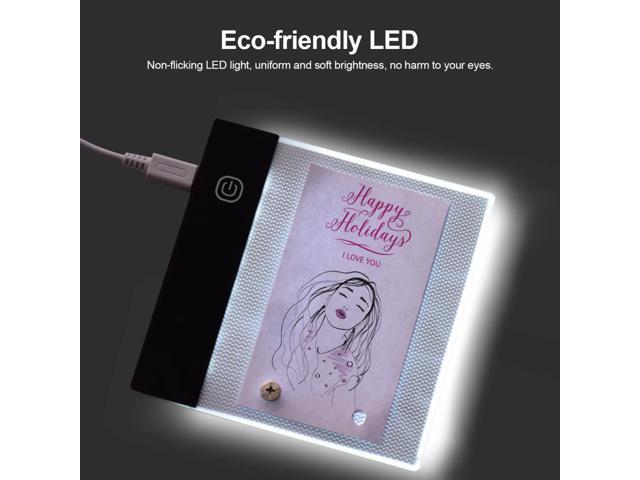 Flip Book Kit with Mini Light Pad LED Lightbox Tablet Design with Hole 300 Sheets Flipbook Paper Binding Screws for Drawing