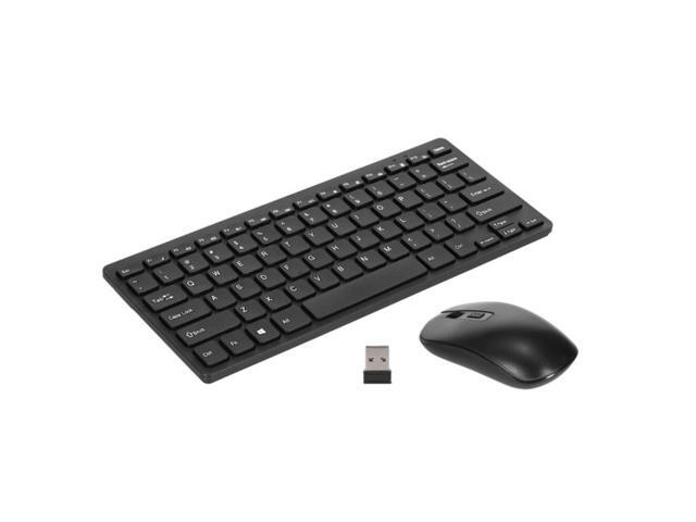 KM901 Keyboard Mouse Combo 24G Wireless 78 Key Mini Keyboard and Mouse Set Portable Office Combo
