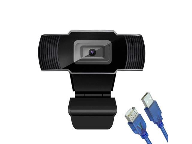1080P Wide-Angle HD Webcam 30fps Auto Focus Web Cam Noise-reduction MIC Laptop Camera USB Plug & Play with 15m Extension Cable