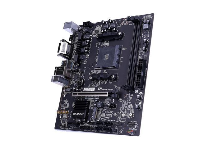 Colorful BATTLE-AX B450M-HD V14 Gaming Motherboard Mainboard Systemboard Multi-Protection AMD B450/Socket AM4 Processor