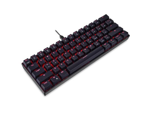 MOTOSPEED CK61 RGB Mechanical Gaming Keyboard Kailh BOX Blue Switches Keyboard 61 Keys Anti-ghosting with Backlight for Gaming