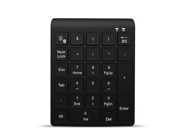 27 Keys Wireless keyboard Financial Accounting Office Keyboard for Laptop PC Support Android/Windows/ IOS Black keyboard