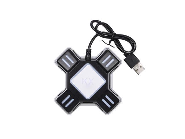 KX Adapter USB Mobile Gaming Keyboard and Mouse Converter Plug and Play Replacement for N Switch/Xbox One/ PS4/ PS3 Black