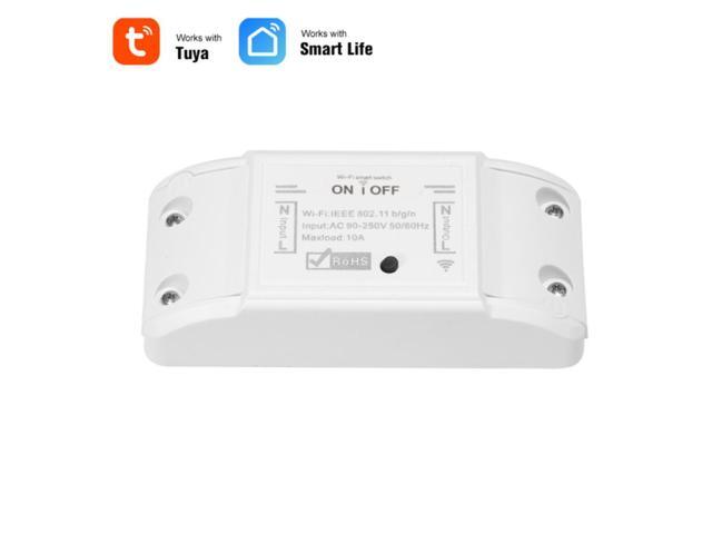 DIY WiFi Smart Light Switch Universal Breaker Timer Smart Life APP Wireless Remote Control Works with Alexa Google Home