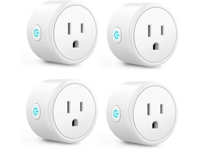 Alexa Smart Plugs - Mini WIFI Smart Socket Switch Works With Alexa Echo Google Home Remote Control Smart Outlet with Timer Function No Hub