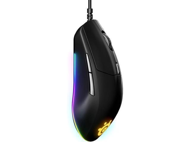 SteelSeries Rival 3 Gaming Mouse - 8500 CPI TrueMove Core Optical Sensor - 6 Programmable Buttons - Split Trigger Buttons - Brilliant Prism RGB
