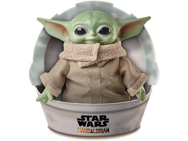 Mattel Star Wars The Child Plush Toy 11-Inch Small Yoda-Like Soft Figure from The Mandalorian Green