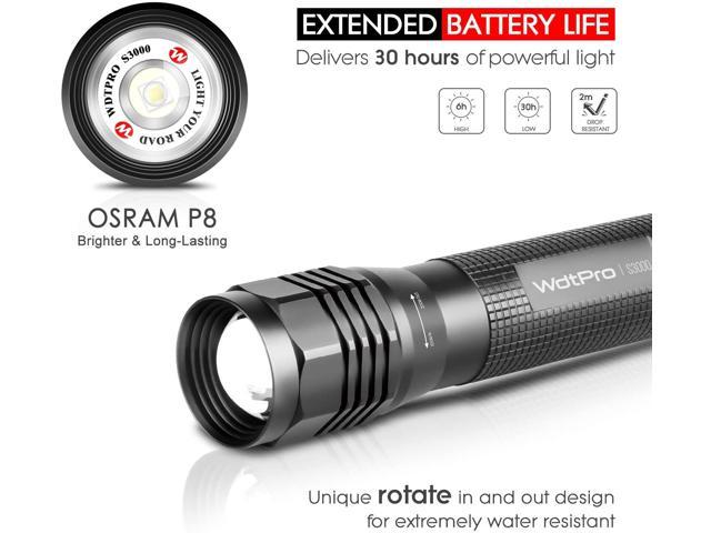 wdt pro led flashlight s3000