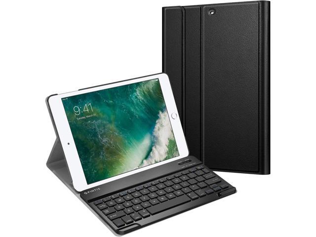 Fintie Keyboard Case for iPad 97 2018/2017 / iPad Air 2 / iPad Air - Slim Shell Stand Cover w/Magnetically Detachable Wireless Bluetooth Keyboard