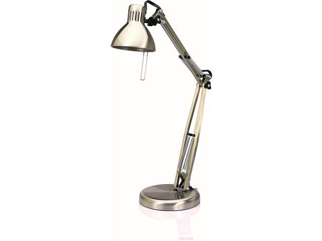V-LIGHT Halogen Architect Style Desk Lamp with Double Swing-Arm Design (VS407SN)