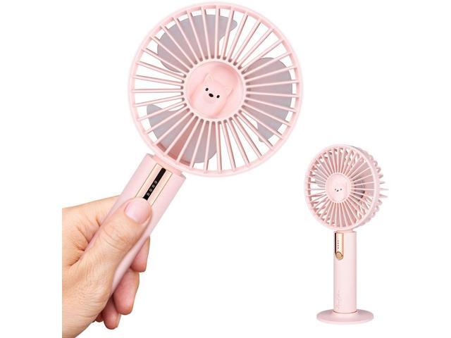 Bligli Mini Handheld Fan USB Desk Fan Small Personal Portable Table Fan with USB Rechargeable Battery Operated Cooling Electric Fan for Travel