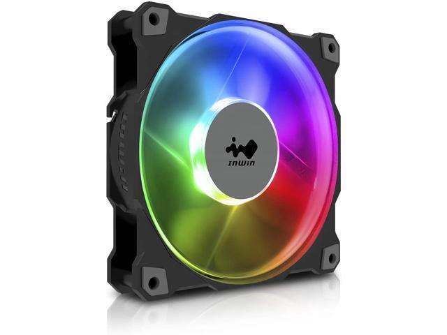 Nu build Videnskab NeweggBusiness - InWin Sirius Loop Addressable RGB Triple Fan Kit 120mm  High Performance Cooling Computer Case Fan Cooling