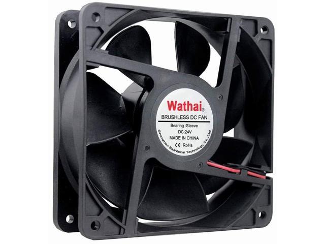 Wathai 2Pin 120mm x 38mm 12V DC Brushless Cooling Fan High Airflow