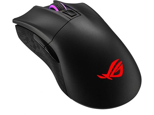 ASUS Wireless Optical Gaming Mouse for PC - ROG Gladius II Right-Hand Grip 12000 DPI Optical Sensor 400 IPS Omron Switches 6 Programmable